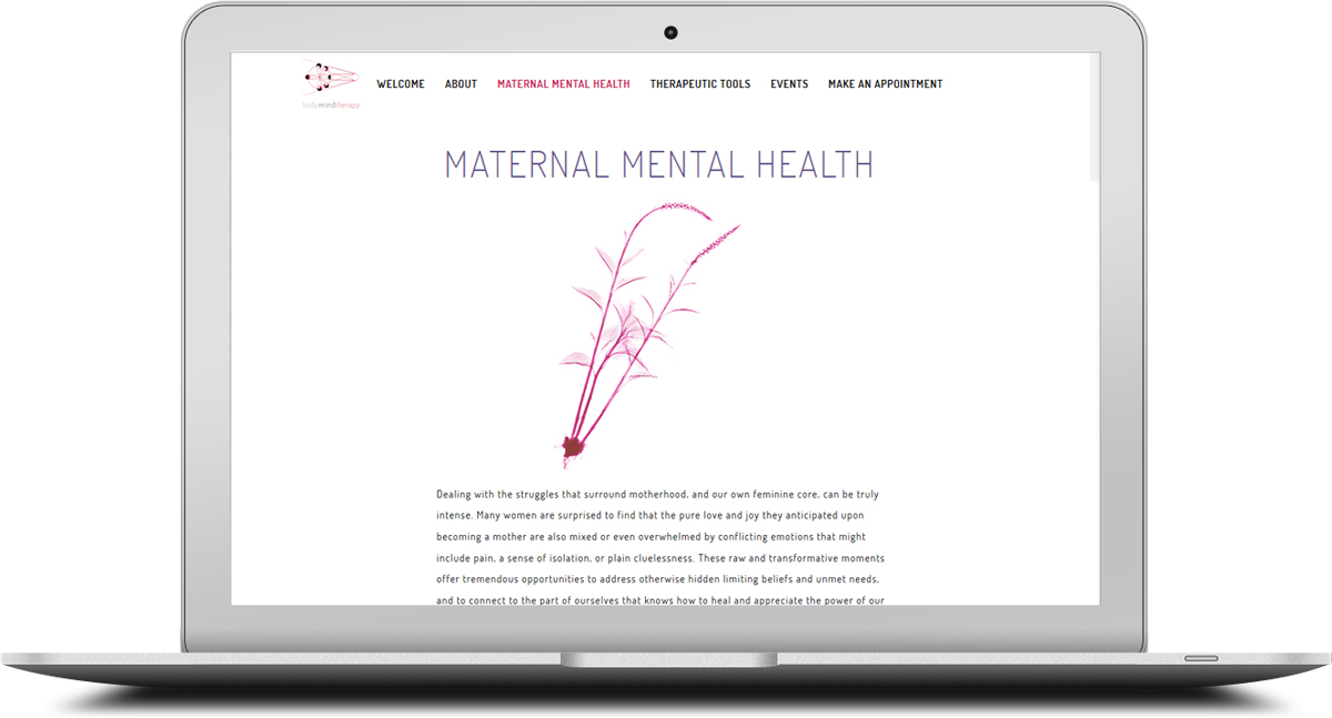 grafikus webdesign body mind and therapy